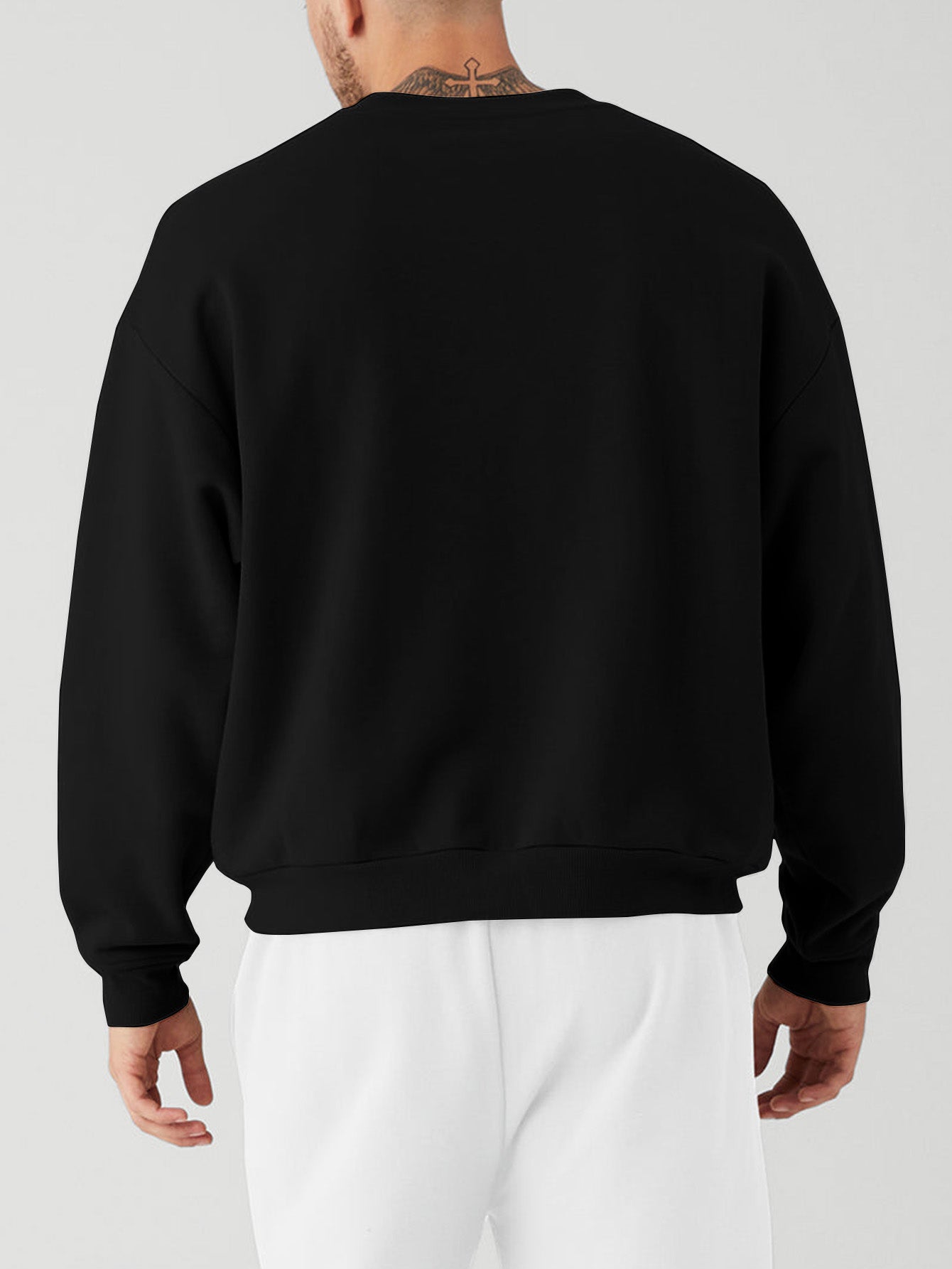 I love my girlfriend black customized-printed sweatshirt as a gift