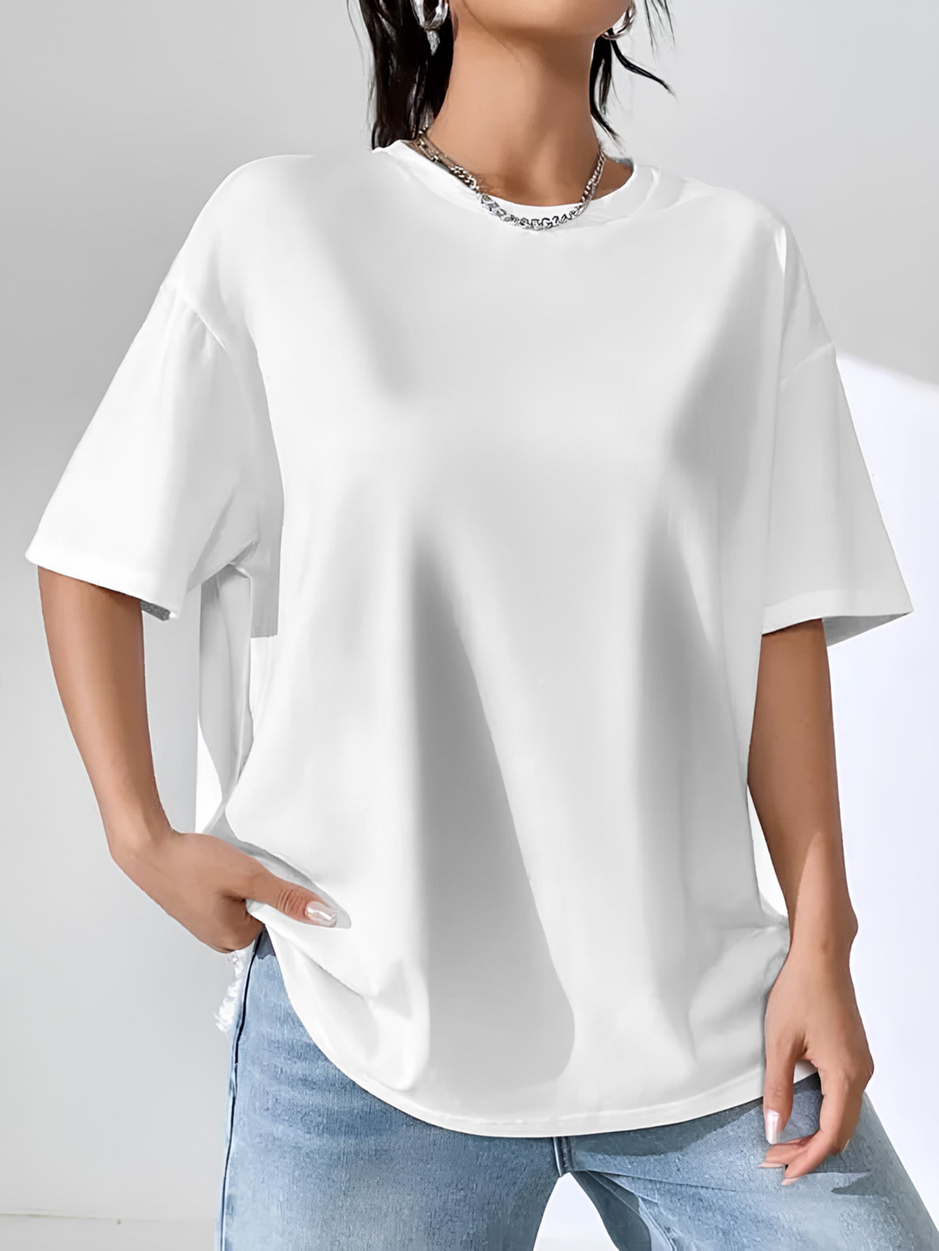 Custom Photo This Mom Belongs To Shirt For Mother's Day - Back Print