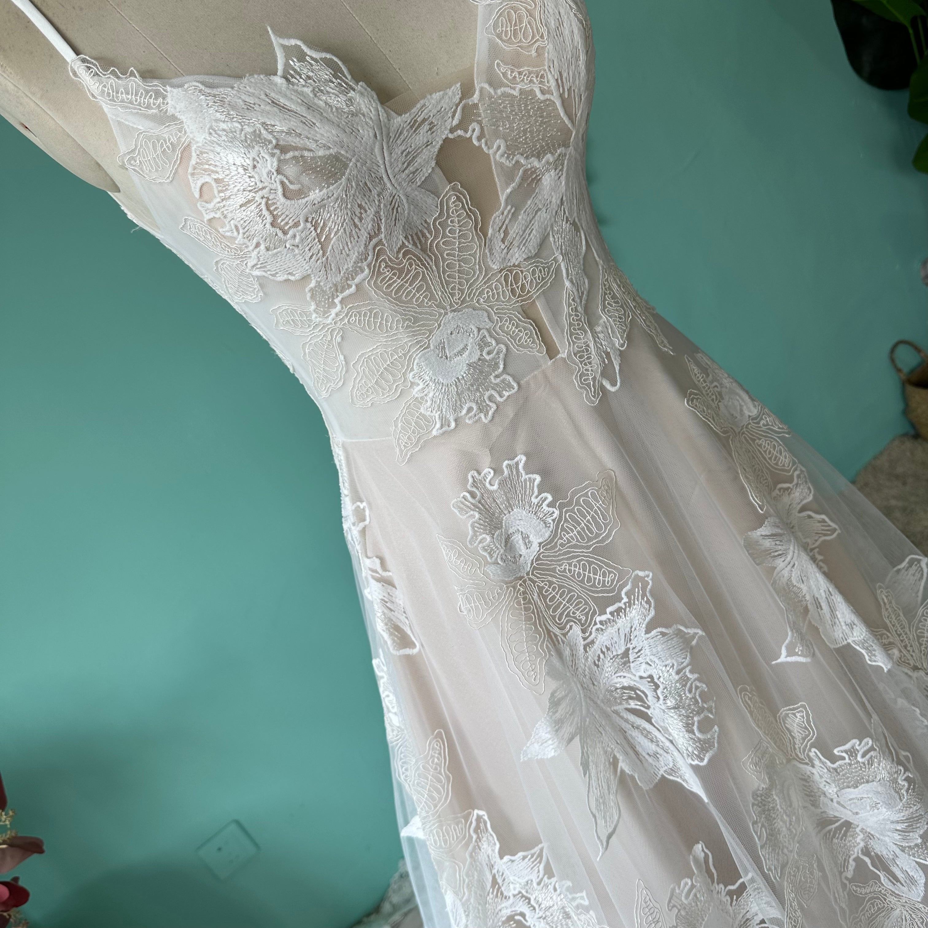 Women`s Wedding Dresses for Bride 2025 Applique Boho Bridal Gown