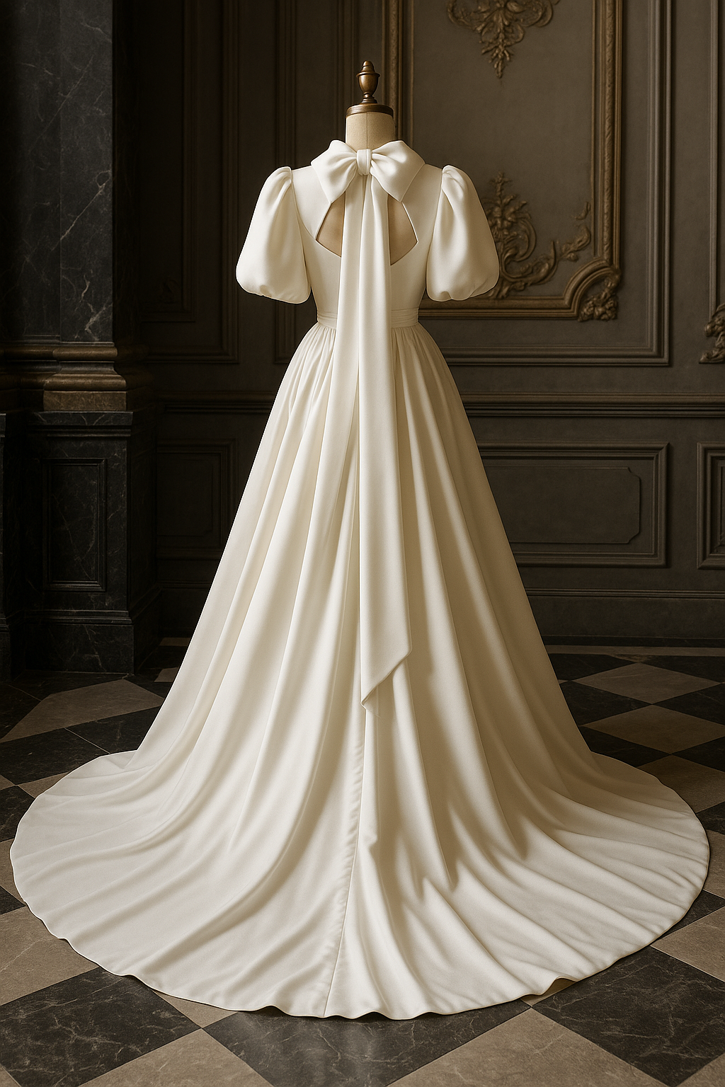 Women`s Wedding Dresses for Bride 2025 80`s Retro Bridal Gown