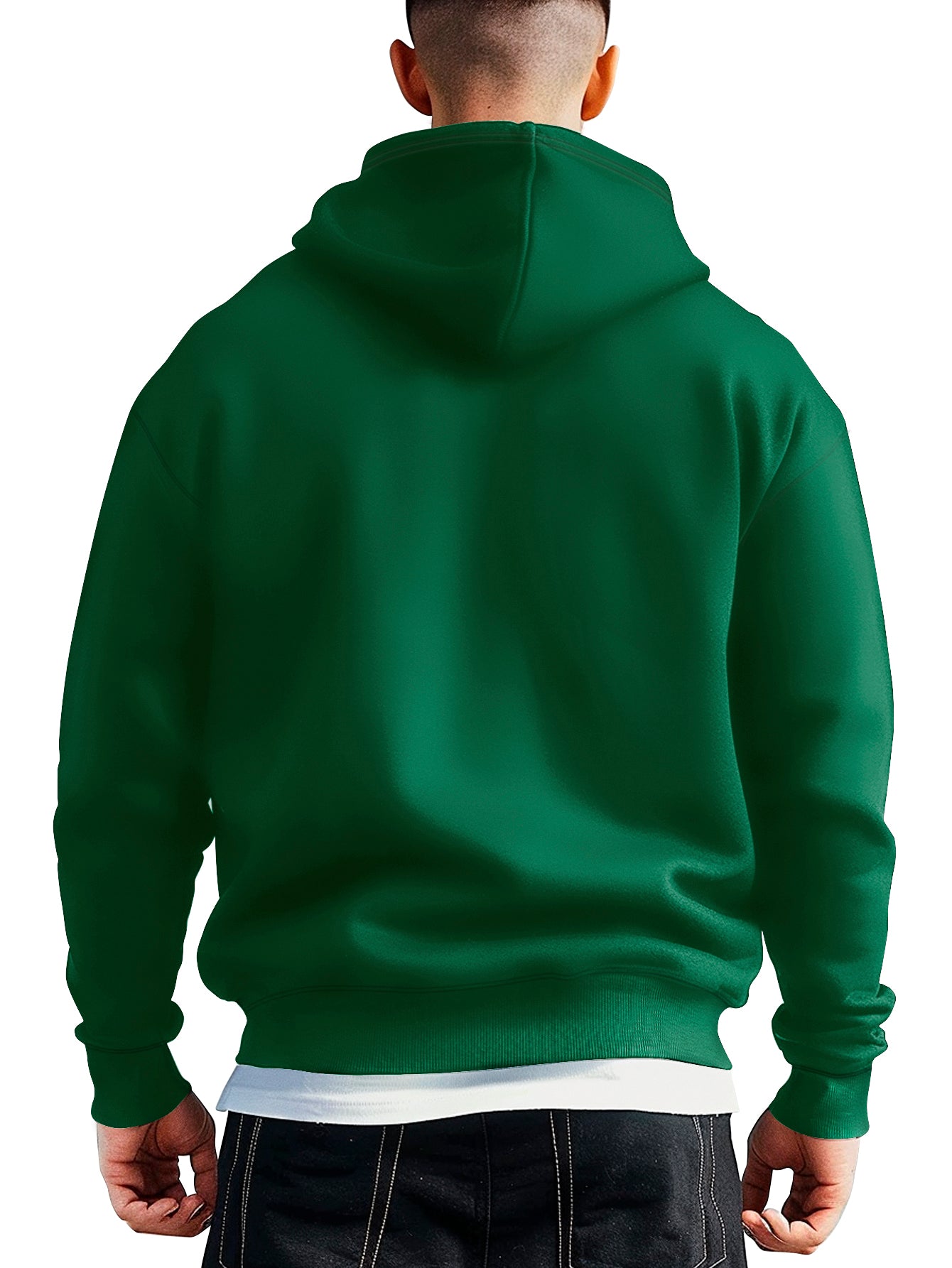 I love my girlfriend green customized-printed hoodie as a gift