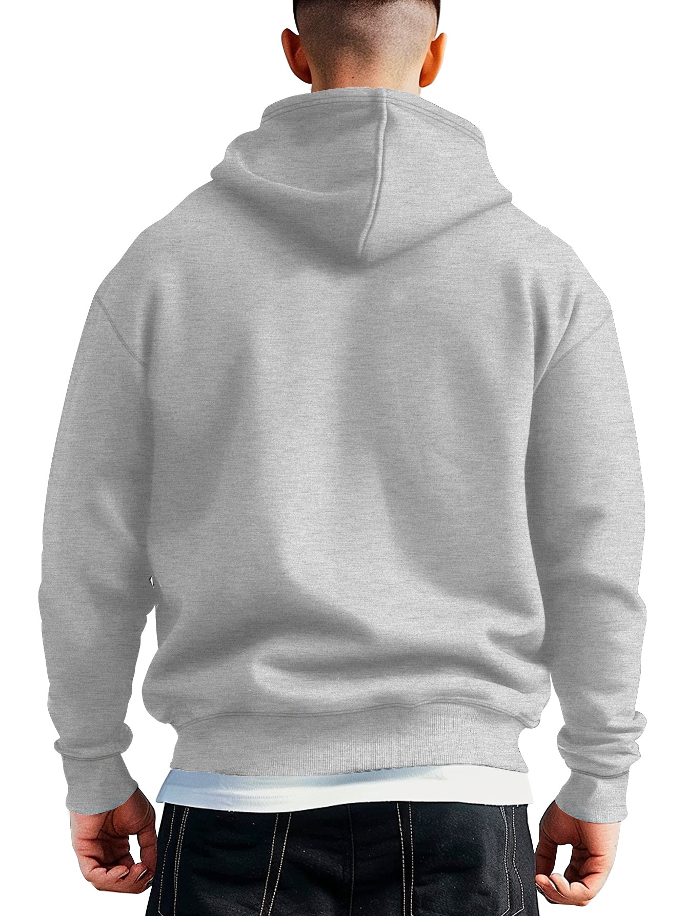I love my girlfriend gray customized-printed hoodie as a gift