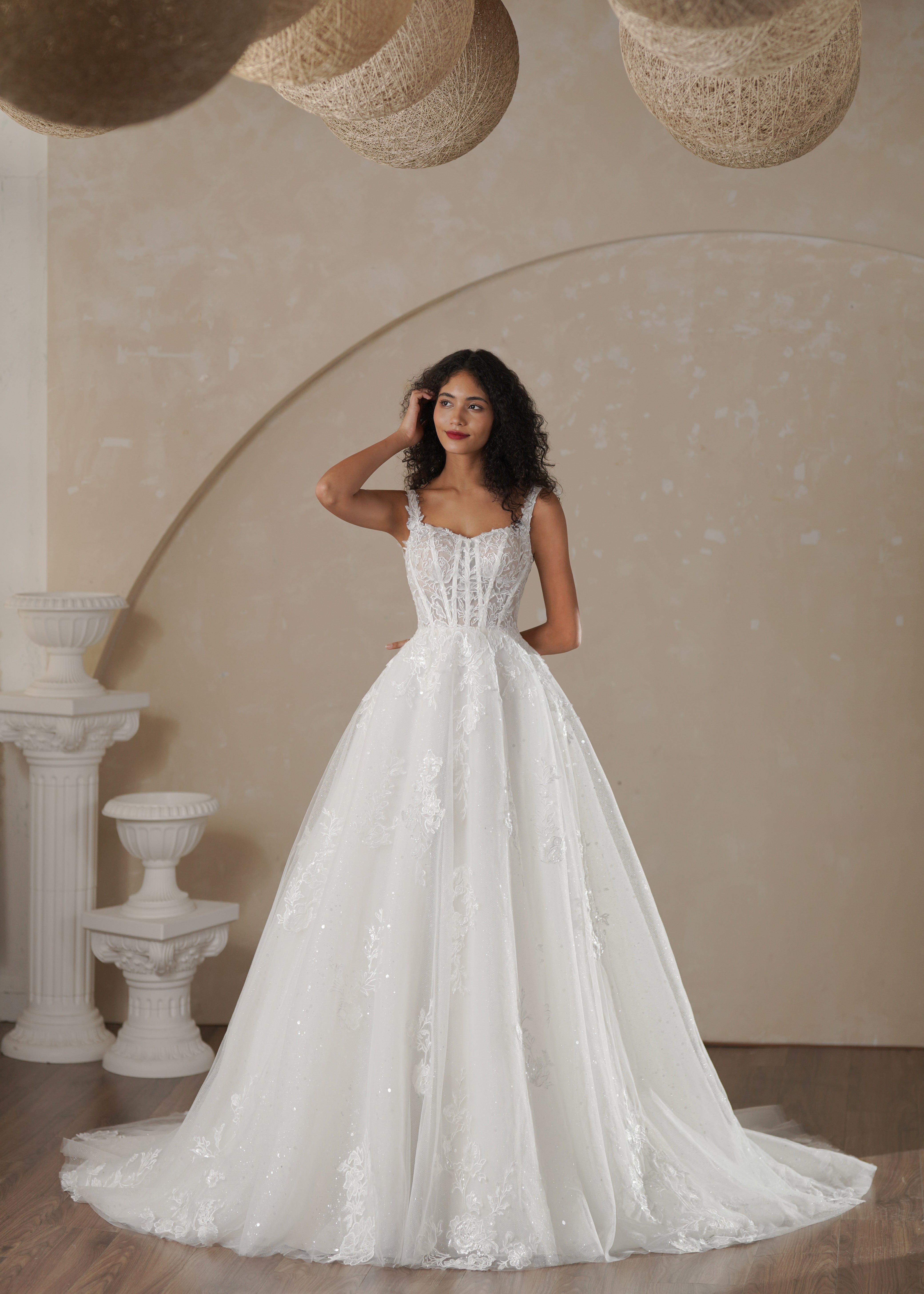 Women`s Wedding Dresses for Bride 2025 Applique Boho Bridal Gown #8