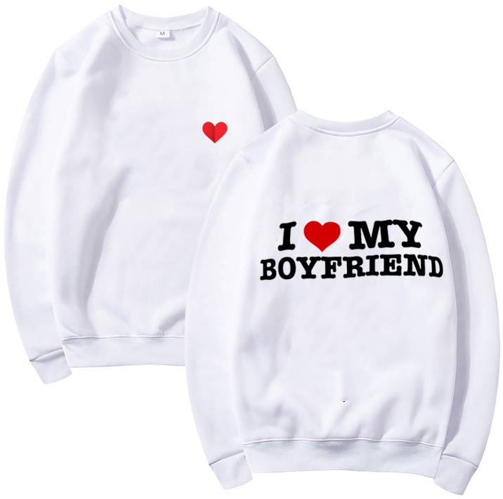 I LOVE MY BOYFRIEND WOMEN`S LONG SLEEVES TEE