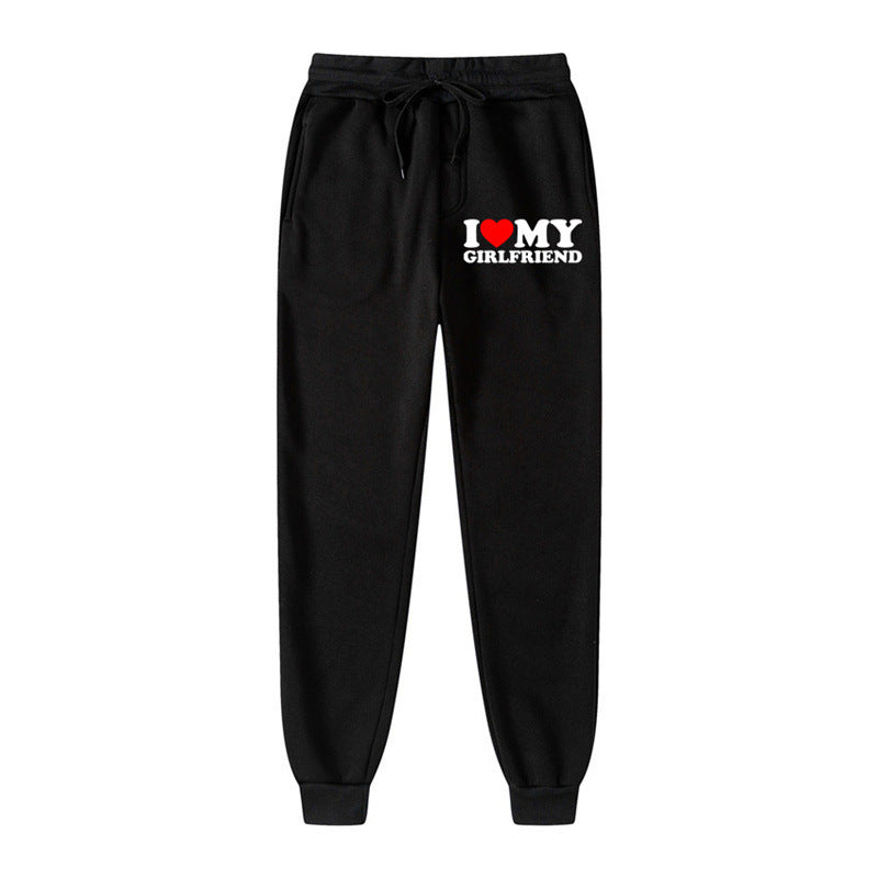 I LOVE MY GIRLFRIEND MEN`S JOGGER