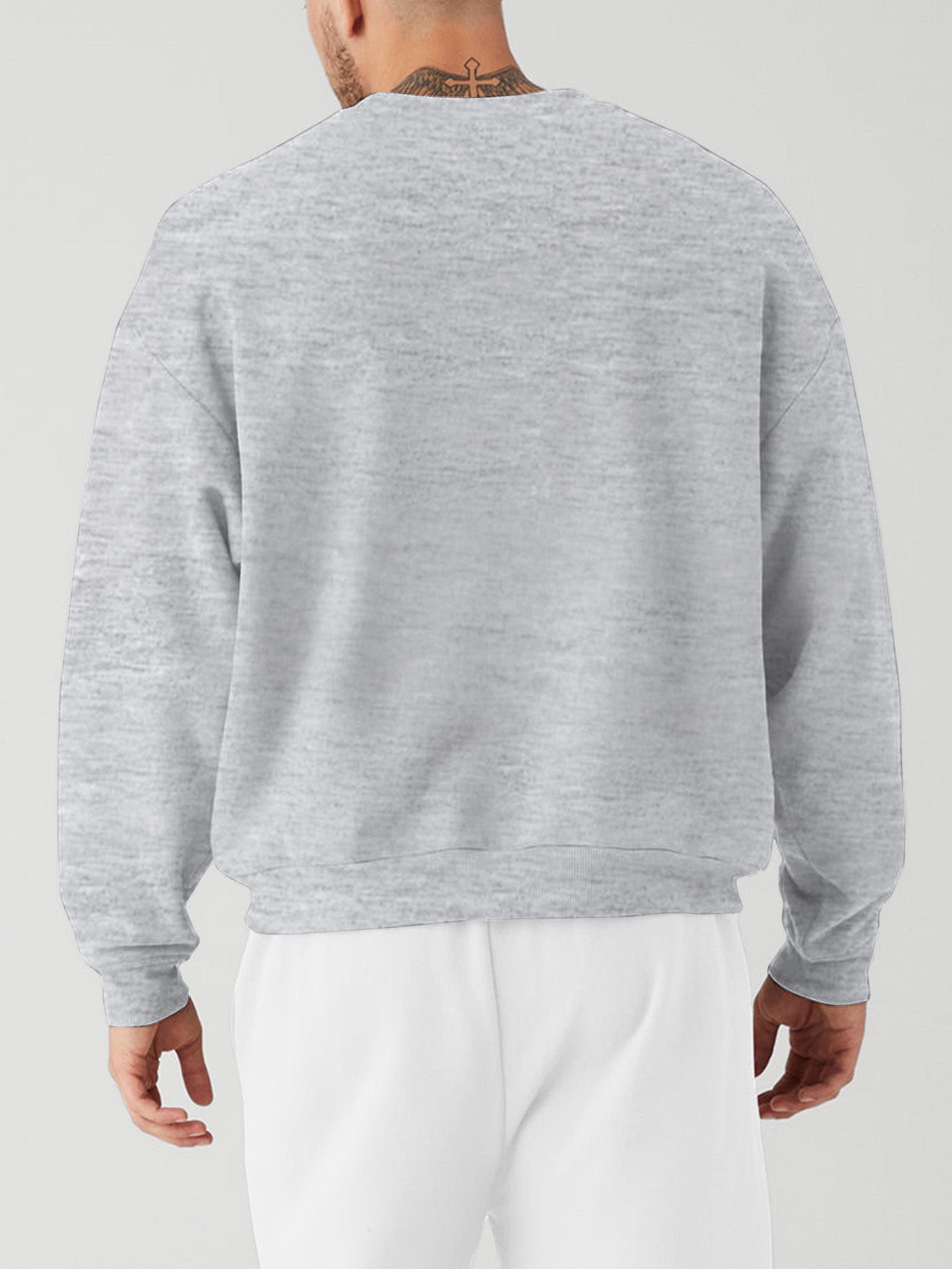 I love my girlfriend gray customized-printed sweatshirt as a gift