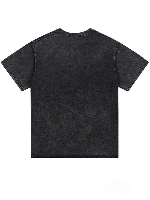 I love my boyfriend/girlfriend washed-up customized-printed cotton tees as a gift