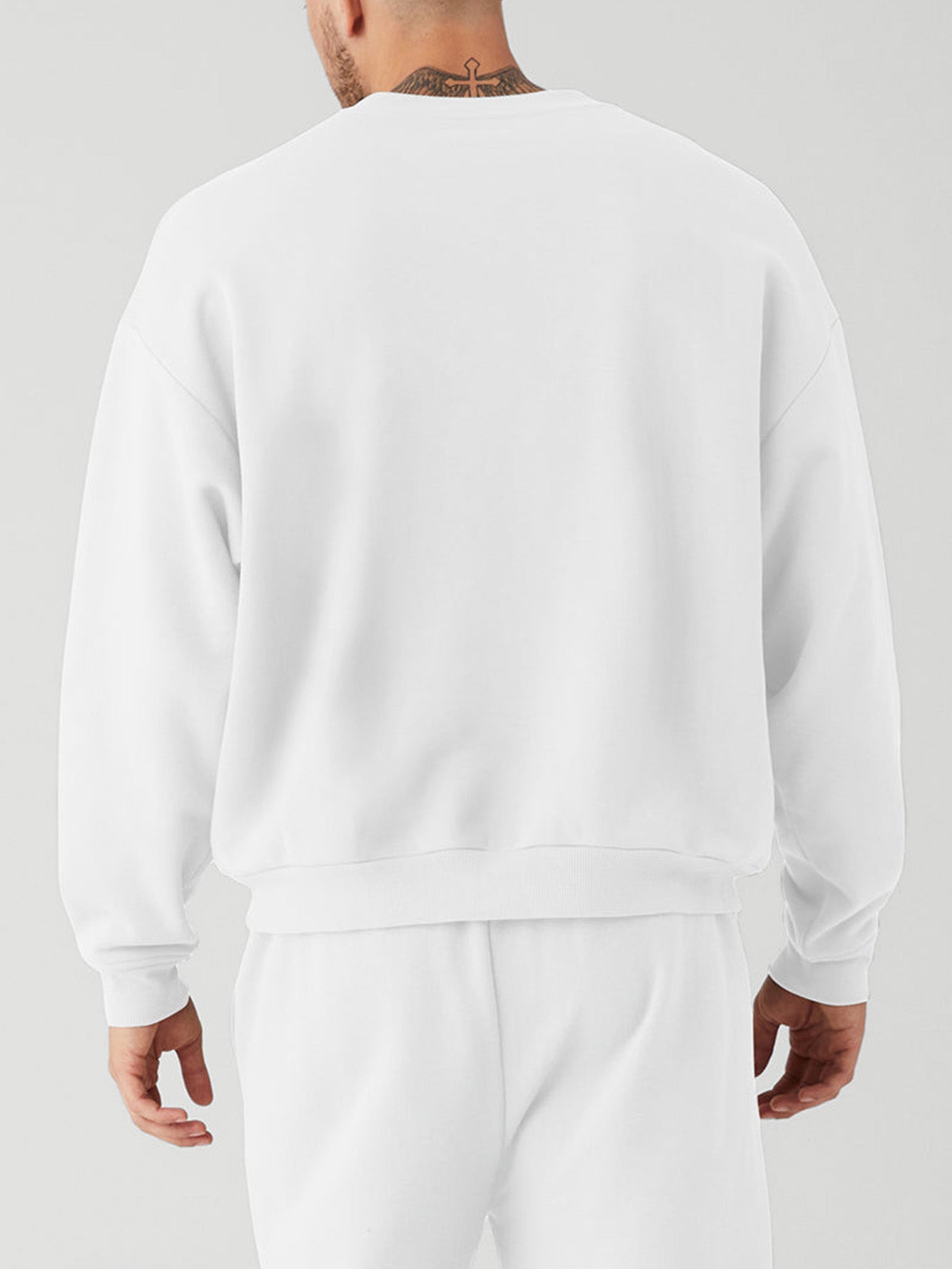 I love my girlfriend white customized-printed sweatshirt as a gift